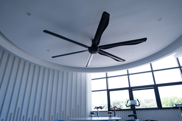 Quạt trần công nghiệp aircool trong phòng gym